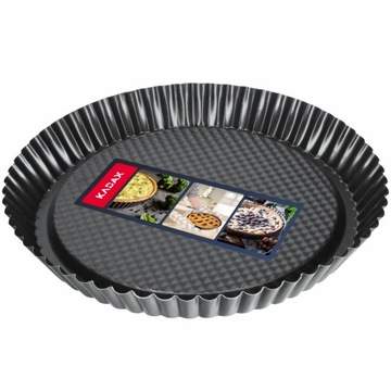 BLACHA OKRĄGŁA FORMA DO PIECZENIA TARTY CIAST 28cm