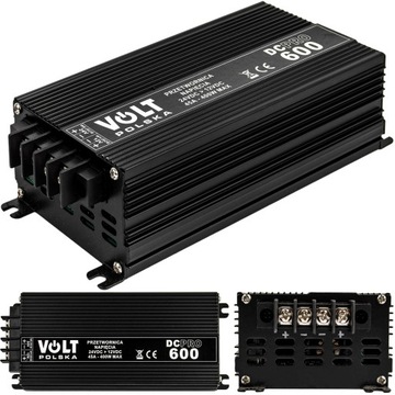 REDUKTOR NAPIĘCIA 24/12V PRZETWORNICA PRĄDU SAMOCHODOWA 24V / 12V 600W P