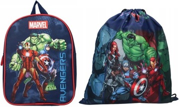 PLECAK + WOREK do przedszkola MARVEL AVENGERS