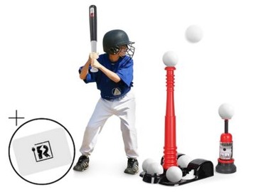 Zestaw Baseball Dla Dzieci Z Maszyną Do Rzucania Oraz kijem + GRATIS