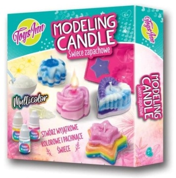 Zestaw Kreatywny Pachnące Kolorowe Świece Stwórz to Sama Candles 6+