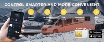 ПАРКОВОЧНЫЙ ОБОГРЕВАТЕЛЬ GSM LTE-4/5G 8KW 12/24V WEBASTO АВТОМАТИЧЕСКОЕ ВКЛЮЧЕНИЕ/ВЫКЛЮЧЕНИЕ