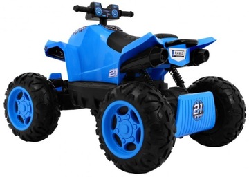 Quad na akumulator Sport Run dla dzieci Niebieski + Napęd 4x4 + LED MP3