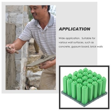 100шт анкеры для гипсокартона саморезы