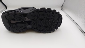 Balenciaga męskie r42 triple S Clear Sole Black Light