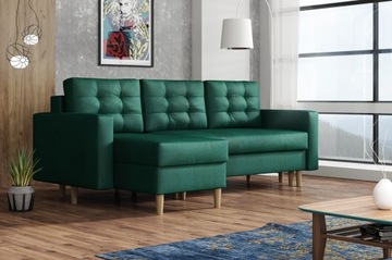 sofa MEGAN młodzieżowy narożnik na wysokich nogach