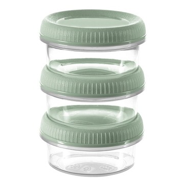 123644 Zestaw 3 pojemników na sos Smart To Go Eco Line 0,15 l (3x 50ml)