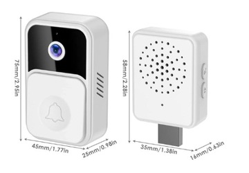 WIFI ВИДЕОДОМОН БЕСПРОВОДНОЙ ЗВОНОК С КАМЕРОЙ TUYA SMART УДАЛЕННЫЙ ПРОСМОТР