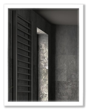 LUSTRO ŁAZIENKOWE PODŚWIETLANE Z OŚWIETLENIEM 3 BARWY LED Serena 60x80cm