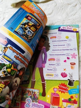czasopismo lego friends klocki wesołych walentynek