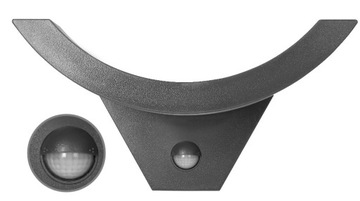 SPINEL LED 10W, oprawa ogrodowa z czujnikiem ruchu 140, 800lm, IP54, 4000K,
