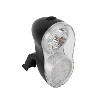 ВЕЛОСИПЕДНАЯ ФОНАРЬ 3 СВЕТОДИОДА ПЕРЕДНЯЯ ЧЕРНАЯ + РУЧКА 34017