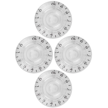 Ручка регулировки цвета 4 шт. Прозрачная.