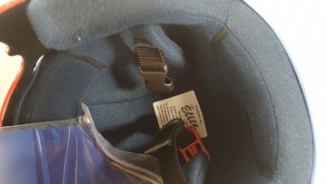 ЛЫЖНЫЙ ШЛЕМ LANGE размер 56 СО ВСТРОЕННЫМИ ОЧКАМИ