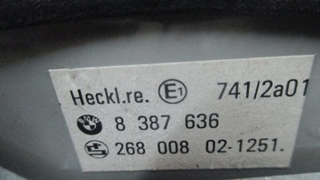 BMW E38 FACELIFT 01R SVĚTLO PRAVÁ ZADNÍ 8387636 26800802
