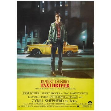 Plakat Taxi Driver Taksówkarz 1976 Robert De Niro
