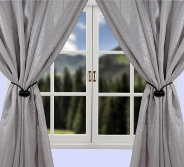 Клипсы, крепления, магниты, застежки для штор, шторы 15