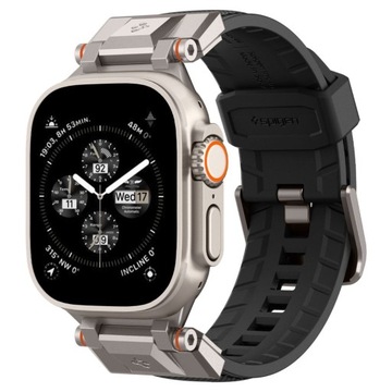 Spigen DuraPro Armor - Ремешок для Apple Watch 42/44/45/49 мм (черный)