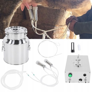 Электрический доильный аппарат 14л для доения коров и коз.
