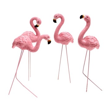 Flamingi donice zewnętrzne różowe doniczki ogrodowe