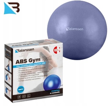 PIŁKA GIMNASTYCZNA REHABILITACYJNA FITNESS 25 cm