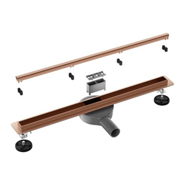 Slim&Low ProLine Copper Линейный слив 70 см, медь