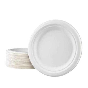 Jednorazowe talerze z trzciny, grill- 23cm, 50szt.