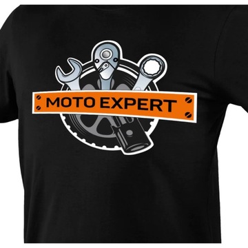 ФУТБОЛКА С ПРИНТОМ MOTO EXPERT, РАЗМЕР XXL