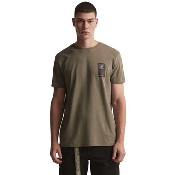 Koszulka T-Shirt Diverse DAKAR - DKR PATCH Khaki