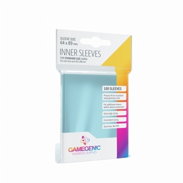 Koszulki Gamegenic: Inner CCG (63x88 mm) 100 sztuk