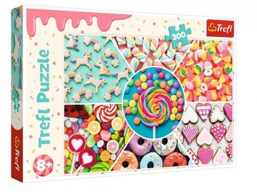 Puzzle 300 elementów Słodkości /Trefl