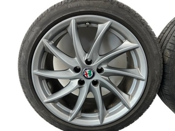 КОЛЕСА ЛЕГКОСПЛАВНЫЕ ДИСКИ ALFA ROMEO GIULIA 225/40 255/40 R18 PIRELLI ET34 SUMMER