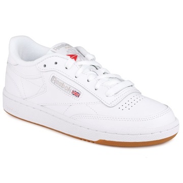 Buty sneakersy damskie Reebok CLUB C 85 White Skóra