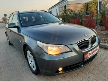 BMW Seria 5 E60 Sedan 2.5 525i 218KM 2006 BMW 525 2.5i 218PS NAVI SKÓRA MANUALRata600zl, zdjęcie 3