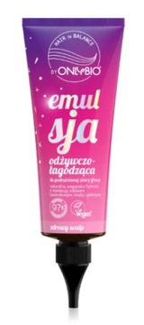 ONLYBIO EMULSJA DO PODRAŻNIONEJ SKÓRY GŁOWY ODŻYWCZO ŁAGODZĄCA 125ML