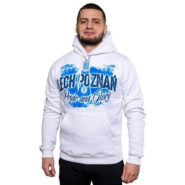 СВИТШОТ LECH POZNAŃ, ЖЕТОН, БЕЛЫЙ, размер L