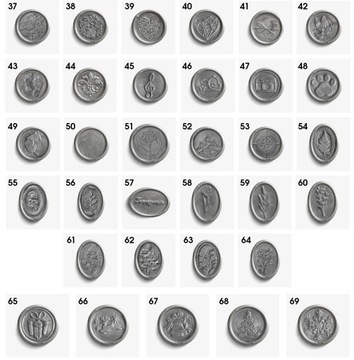 100x Odbicia lakowe laki do zaproszeń duży wybór wzorów i kolorów