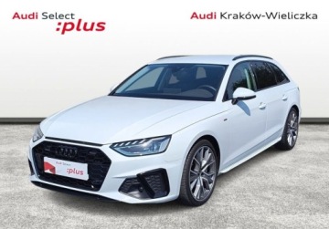 Audi A4 B9 Allroad Quattro Facelifting 2.0 40 TDI 204KM 2024 Audi A4 Avant Gwarancja 12-2029 Salon PL S-Line Czern Aktywny tempomat Vir