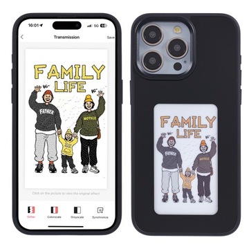 For iPhone 13 Pro Case 4-Color Customizable E