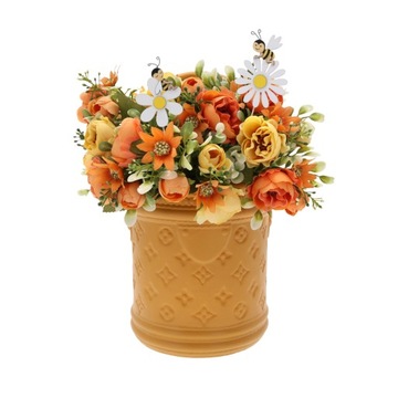 Деревянные украшения пасхальные аксессуары цветы пчелы пчелы 6 шт.