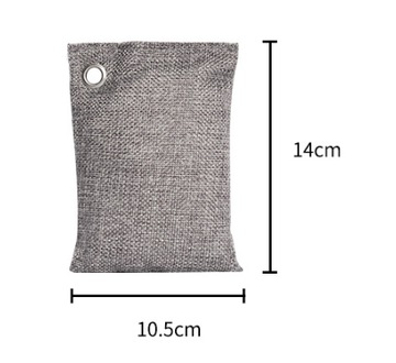 Бамбуковый мешочек с углем удаляет формальдегид и неприятный запах.