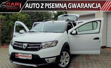 Dacia Sandero II Stepway TCe  90KM 2016 Dacia Sandero Stepway BARDZO ZADBANA Nawigacja Czujniki Parkowania Tempoma