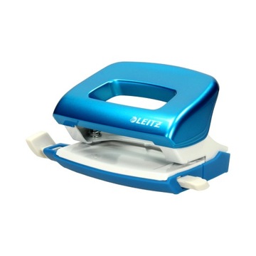 Дырокол Leitz Wow Mini на 10 листов, синий металлик