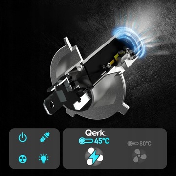 СВЕТОДИОДНЫЕ ЛАМПЫ H4 QERK НА 1-1 БОЛЬШЕ СВЕТА МОЖНО МОДИФИКАЦИЯ ИДЕАЛЬНО ПОДХОДИТ