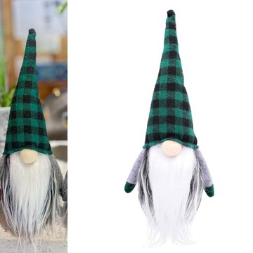 Рождественские елочные украшения зеленого эльфа ручной работы