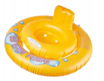 Koło do pływania 67cm z oparciem 12-24m-ce - INTEX