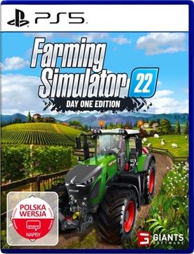 Farming Simulator 22 Day One Edition PS5 PL Symulator Farmy Płyta + Dodatki