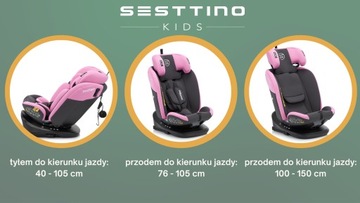 Автокресло i-Size 40–150 см Sesttino Oktagon Pro 0–36 кг ISOFIX