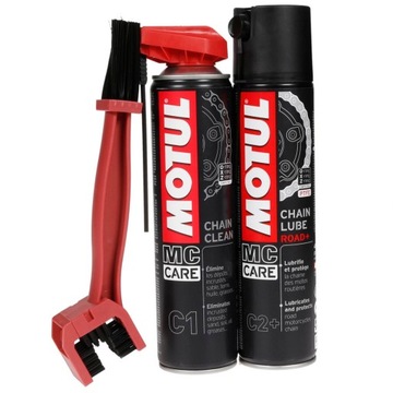 ZESTAW DO ŁAŃCUCHÓW MOTUL C2+,C1 SZCZOTKA Oryginał