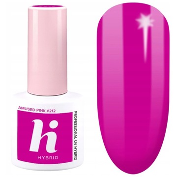 HI HYBRID LAKIER HYBRYDOWY 212 AMUSED PINK 5ml